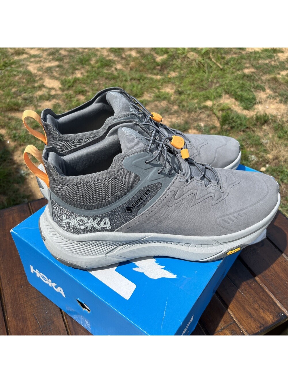 New HOKA Transport Chukka GTX Hiking Shoes Men Asteroid Size 12 $220 - No Box